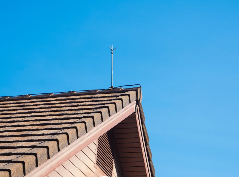 Lightning Rod Installation detail