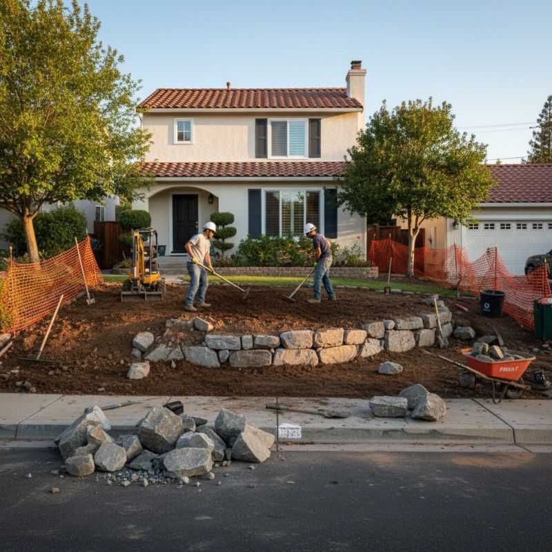 Rock Wall Landscaping