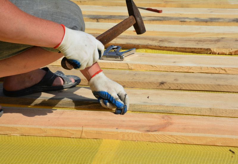 Ground Level Deck Construction